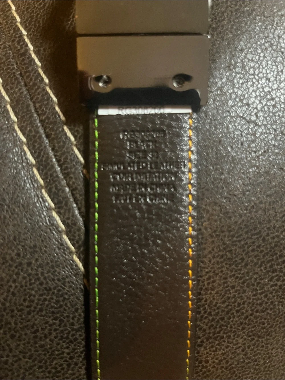 Robert Graham black leather